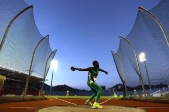 Nigeria’s para athlete, Destiny Agbo makes as she won first-ever Para gold medal in Women’s Discus Throw - F42-44 / F61-64 at the ongoing Commonwealth Games in Trinidad and Tobago.