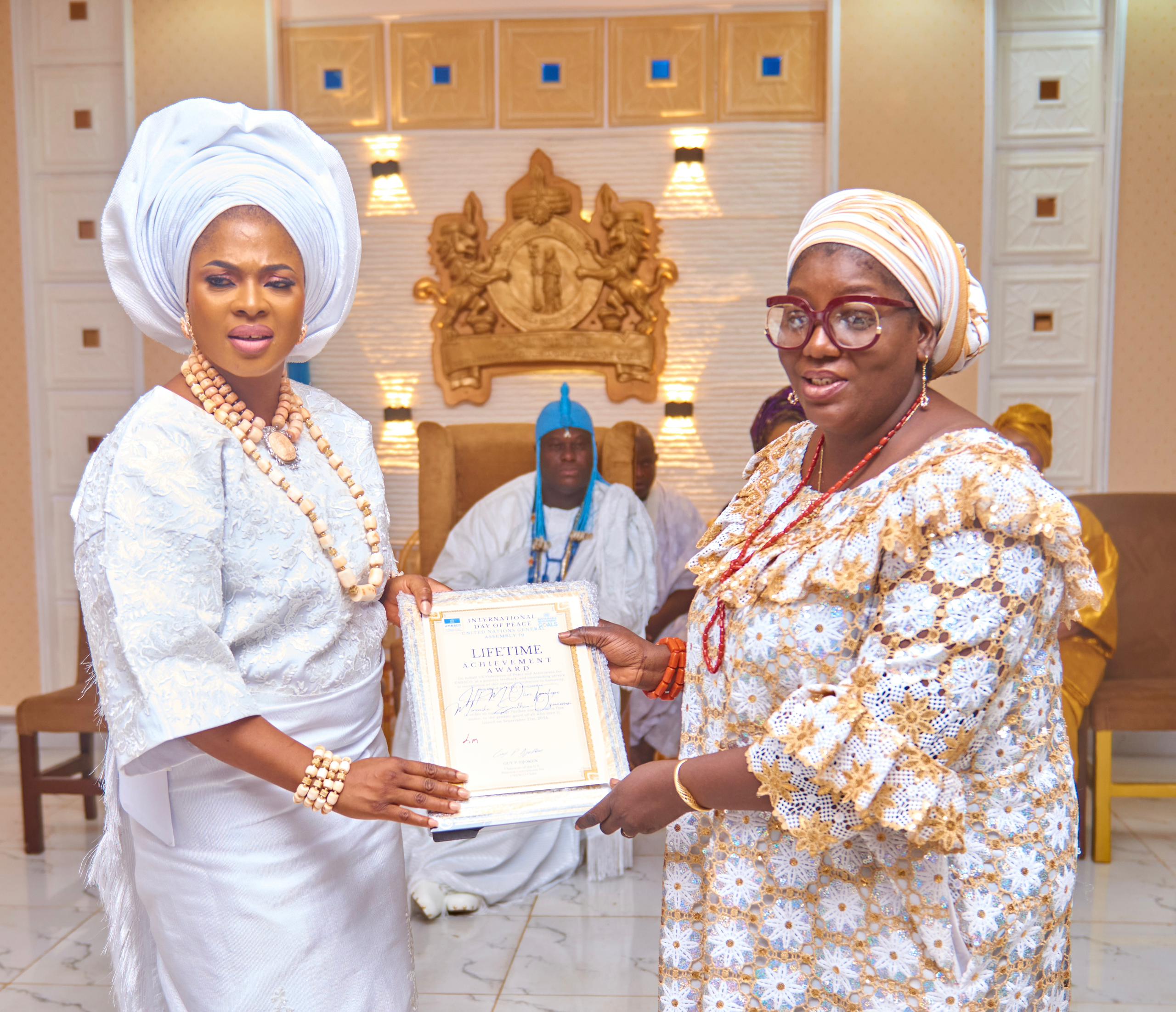 Humanitarian Par Excellence: Ooni’s Wife HRM Temitope Ogunwusi Receives Biden Administration, UNESCO Awards At UNGA 79th
