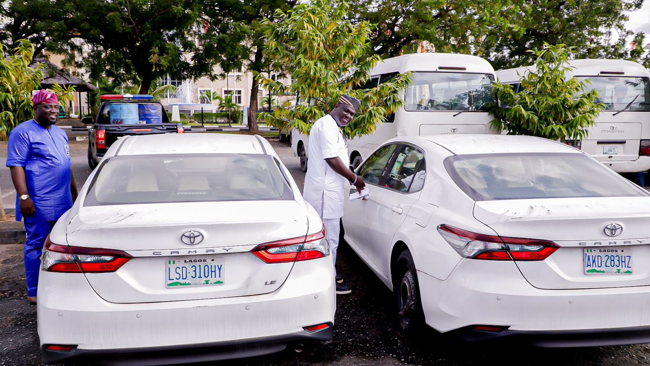 Speaker Obasa Gifts Vehicles To Lagos Assembly Senior Staff