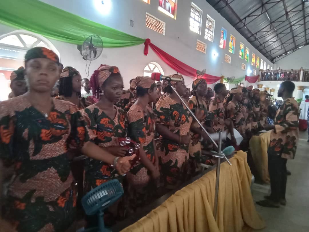 Archbishop Ugorji Hails St. Helen’s Choir As One of the Best Choirs in Owerri Archdiocese