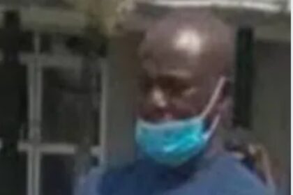 The embattled ex-bank Manager, Fidelis Egueke