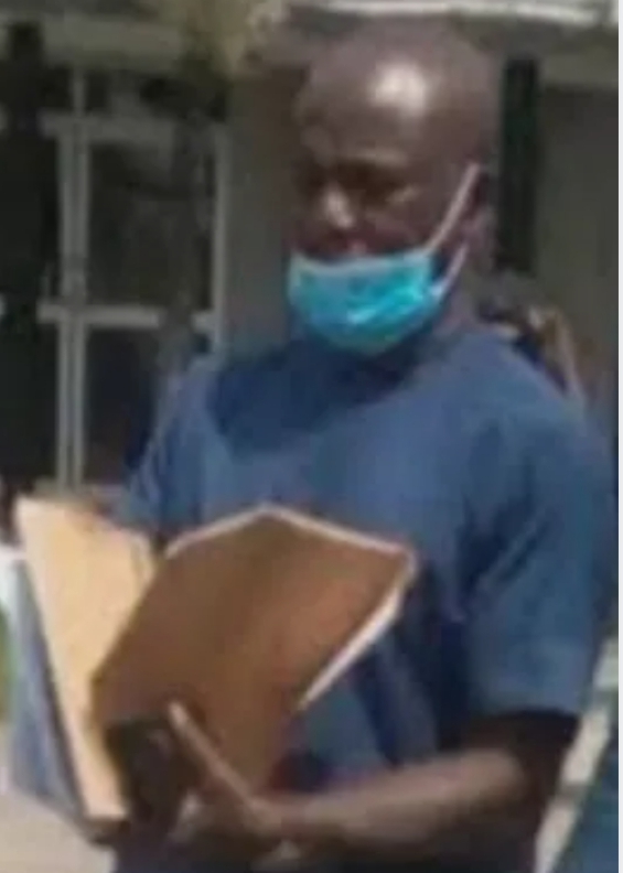 The embattled ex-bank Manager, Fidelis Egueke