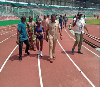 Shaibu Inspects Samuel Ogbemudia Stadium, Expresses Confidence in Edo’s Readiness for NDDC Games